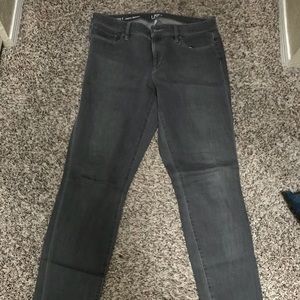 Loft 10 Tall, Curvy Skinny gray jeans
